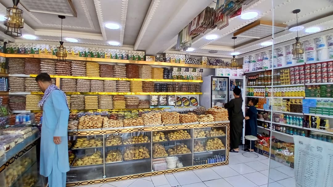 Ehsan Bashardoust's food and cake shop.